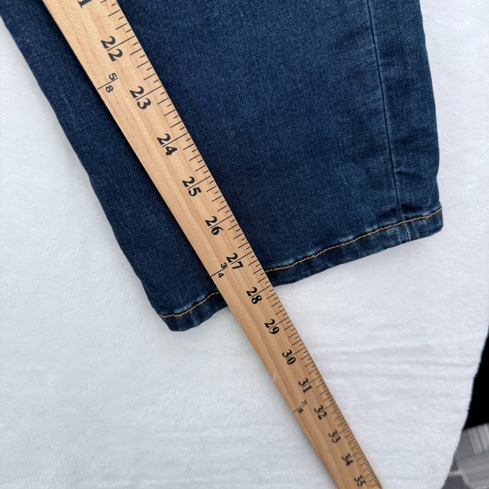 RE/DONE Jeans Womens 27 (28x28) Blue 70s Stove Pipe Straight Leg Whisker - Picture 6 of 13